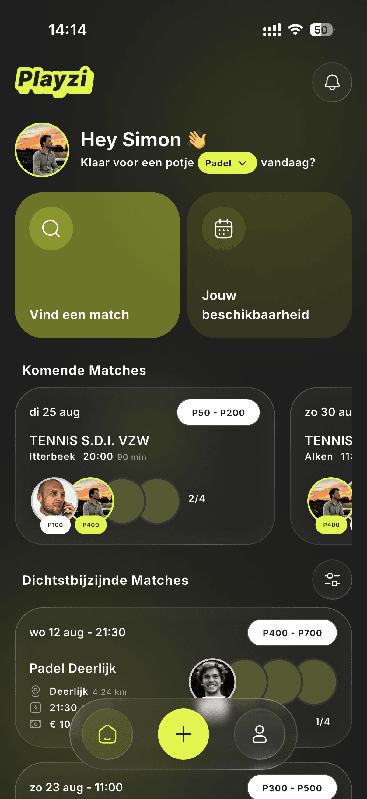 Overzicht van de Playzi-app